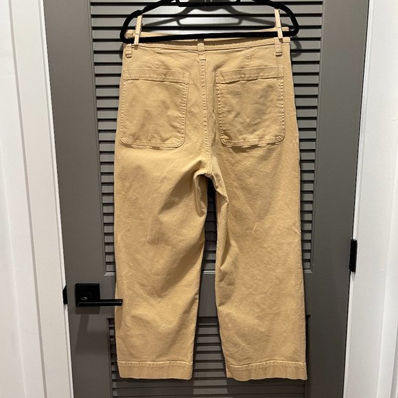 Madewell The Perfect Vintage Wide-Leg Pant in Desert Dune - Size 30 - Picture 2 of 5